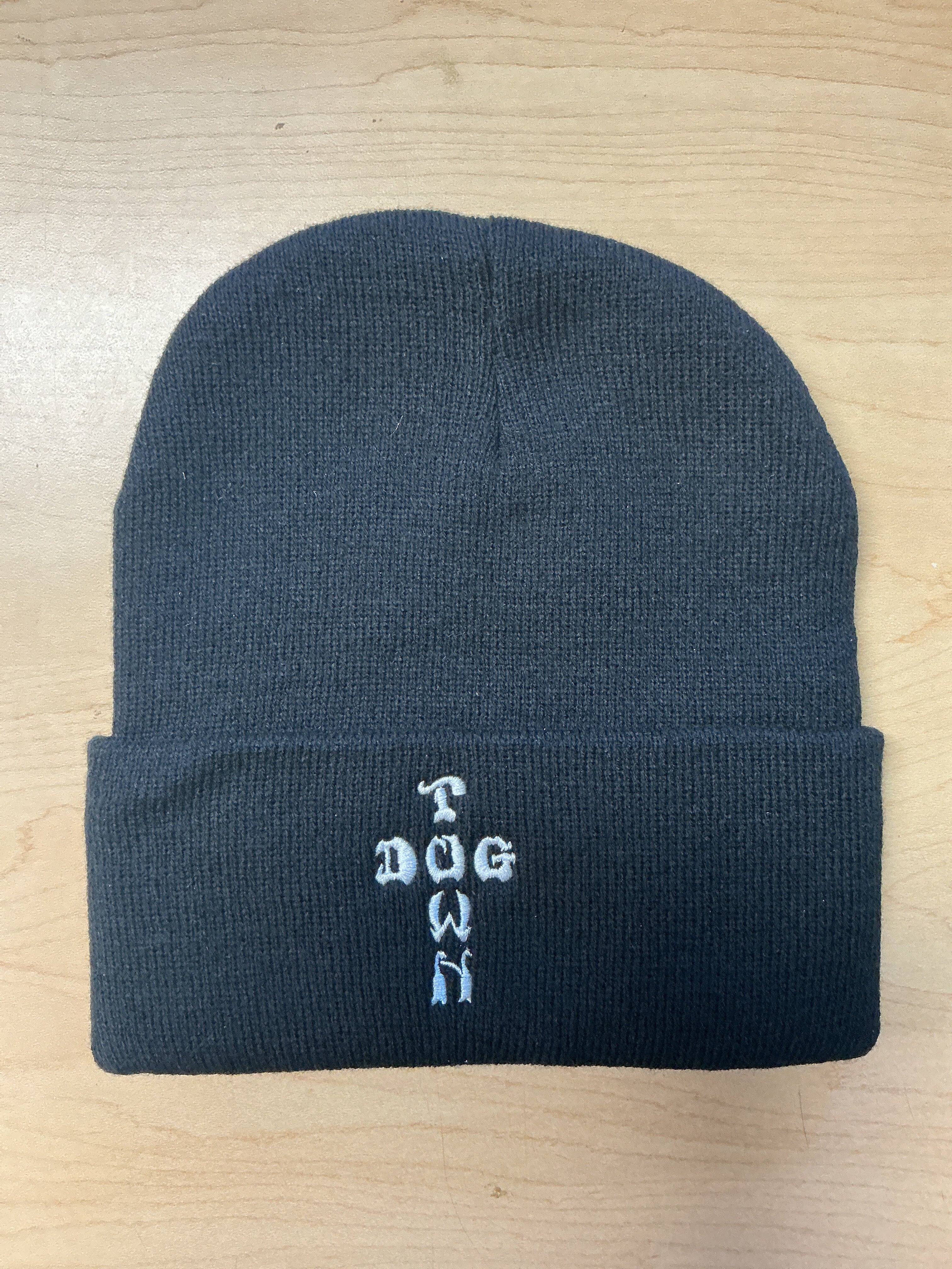 Dogtown Embroidered Cross Beanie