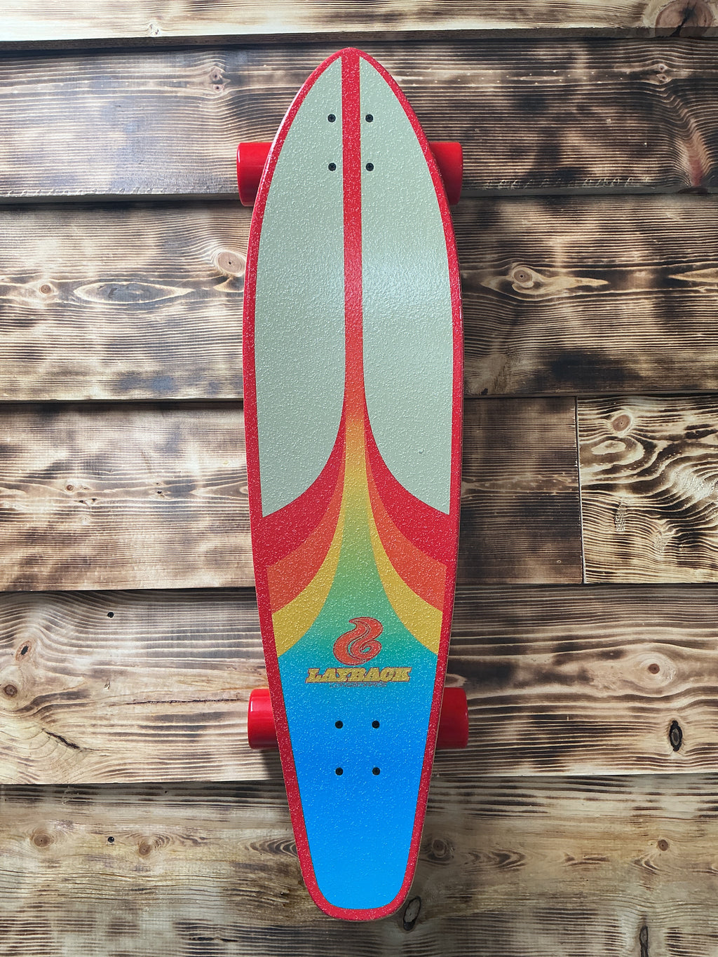 Layback Split Peak Kick Tail Longboard