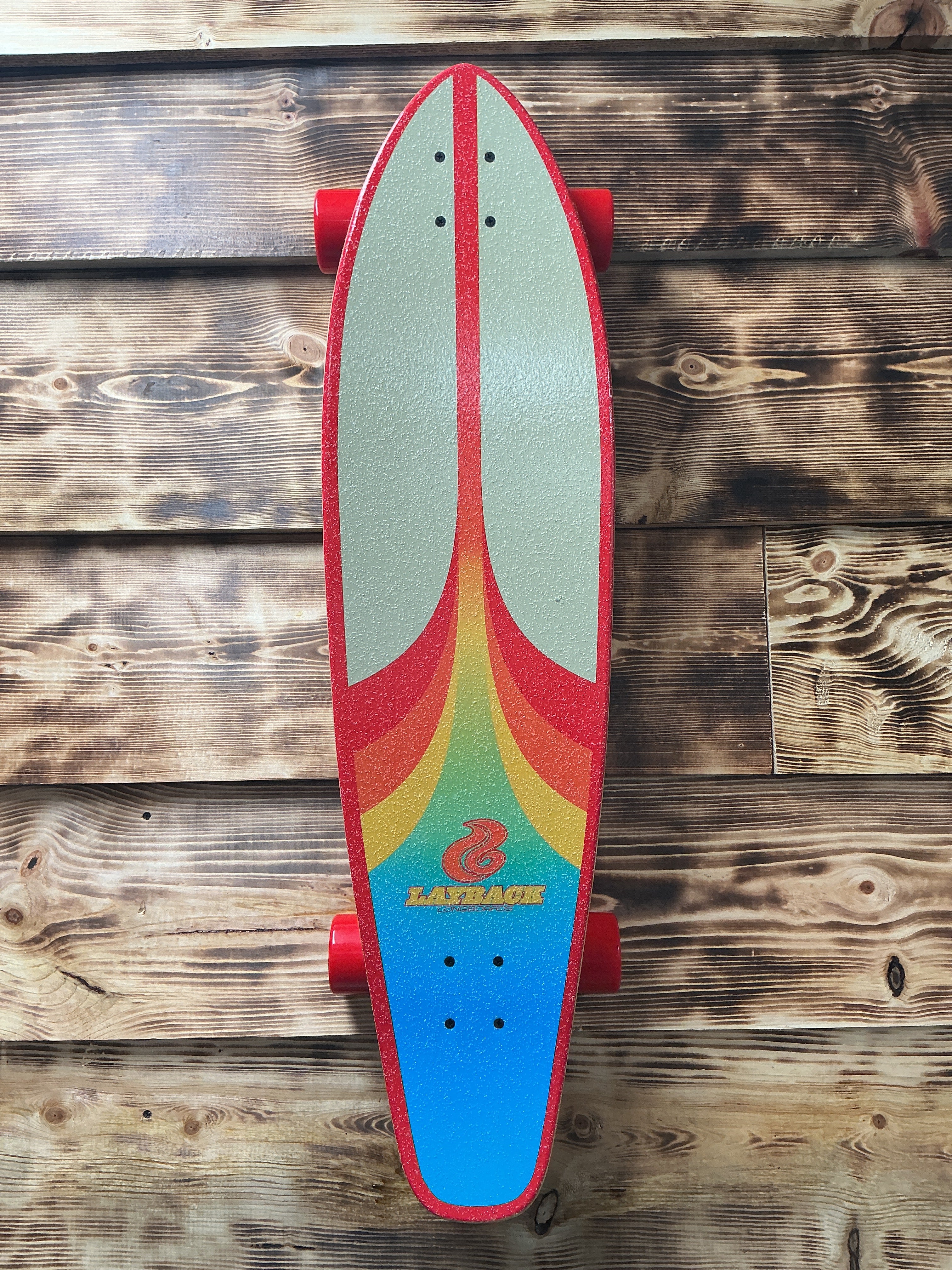 Layback Split Peak Kick Tail Longboard