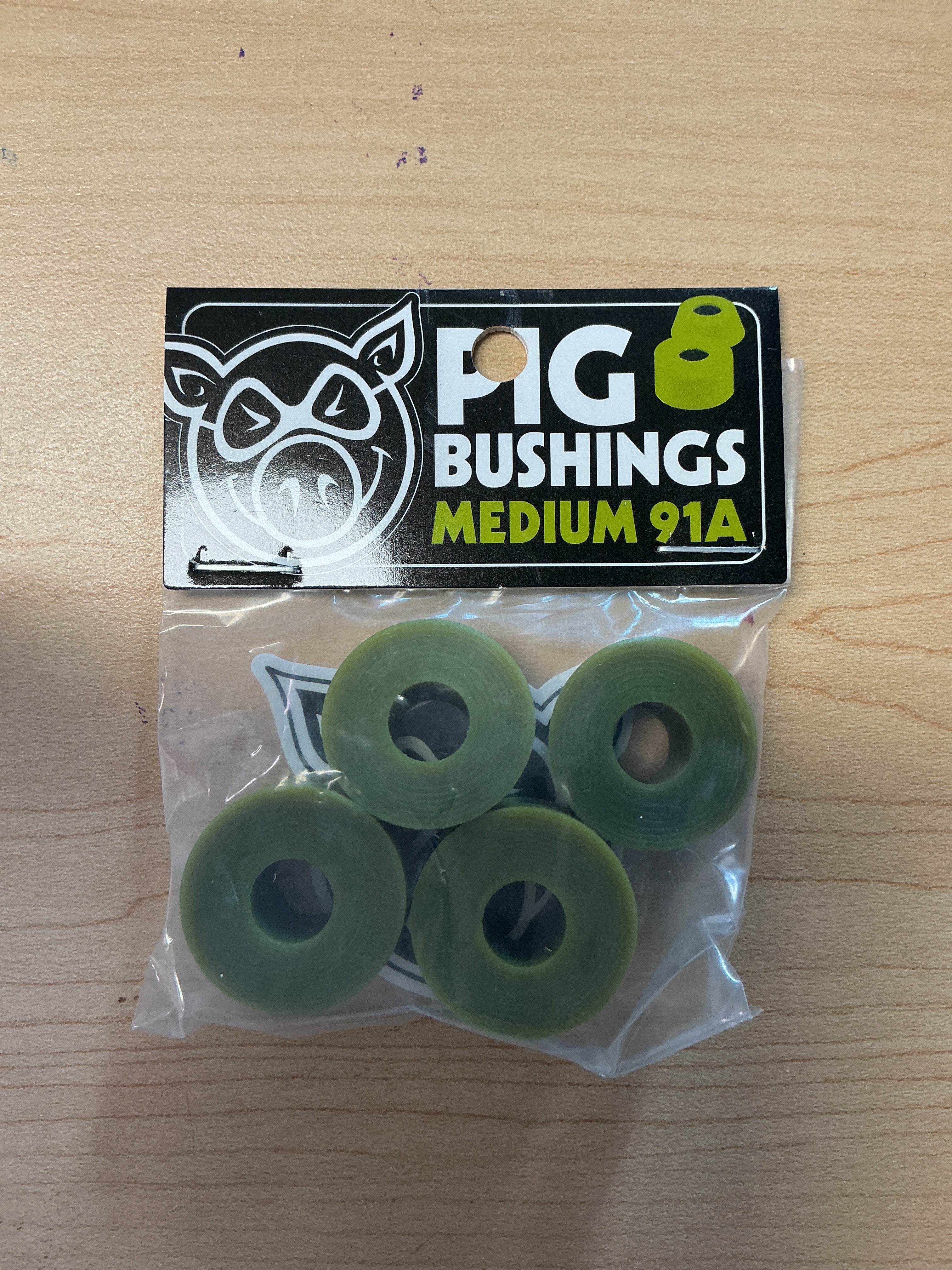 Pig Bushings Olive Medium 91a