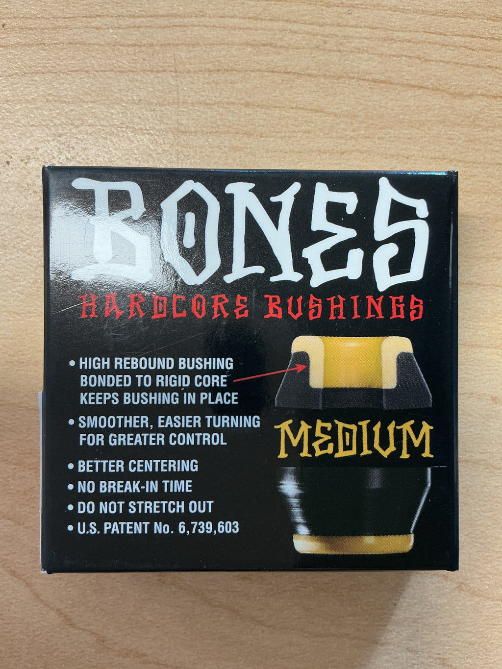 Bones Bushings Hardcore Black Medium