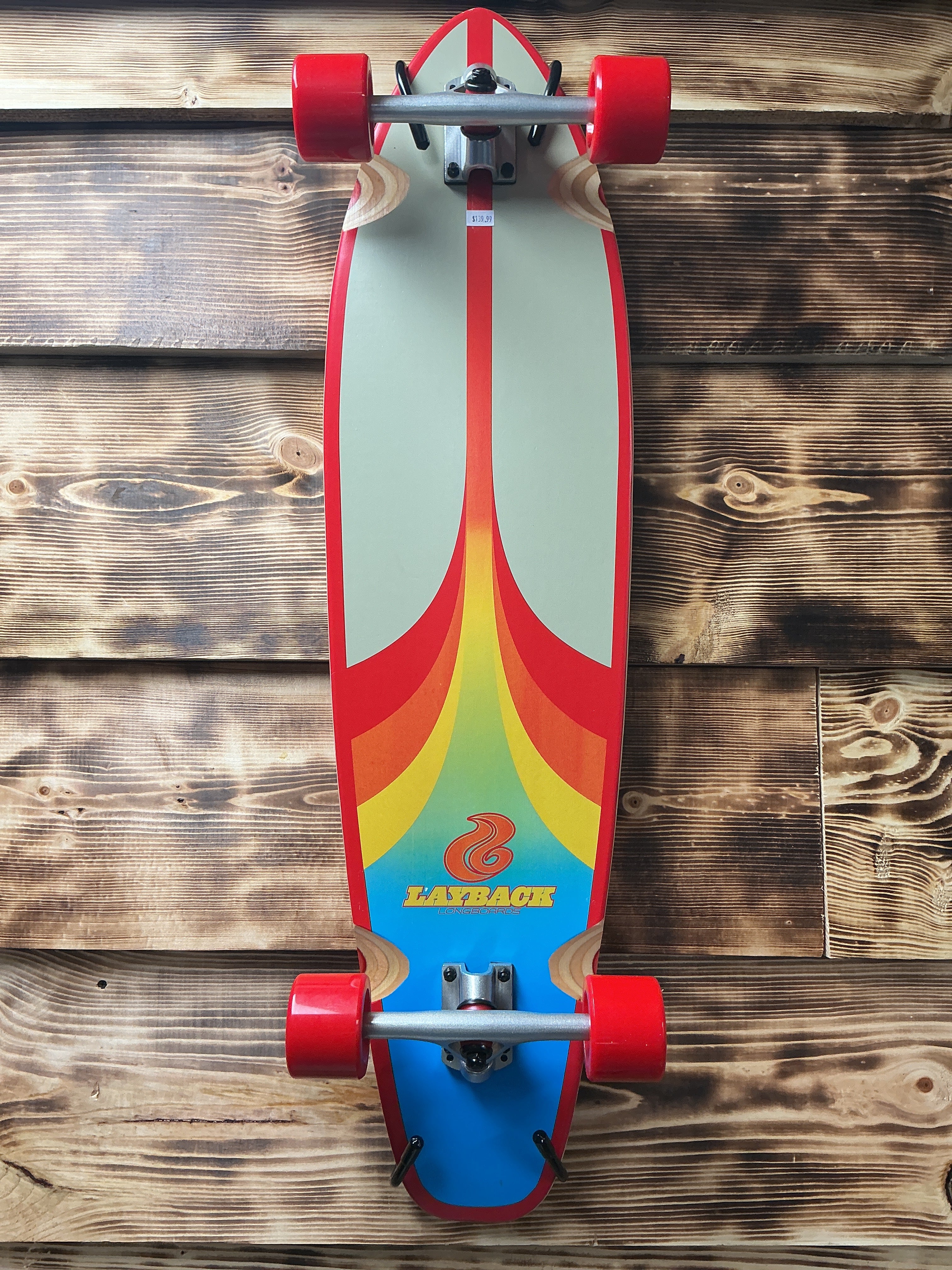Layback Split Peak Kick Tail Longboard