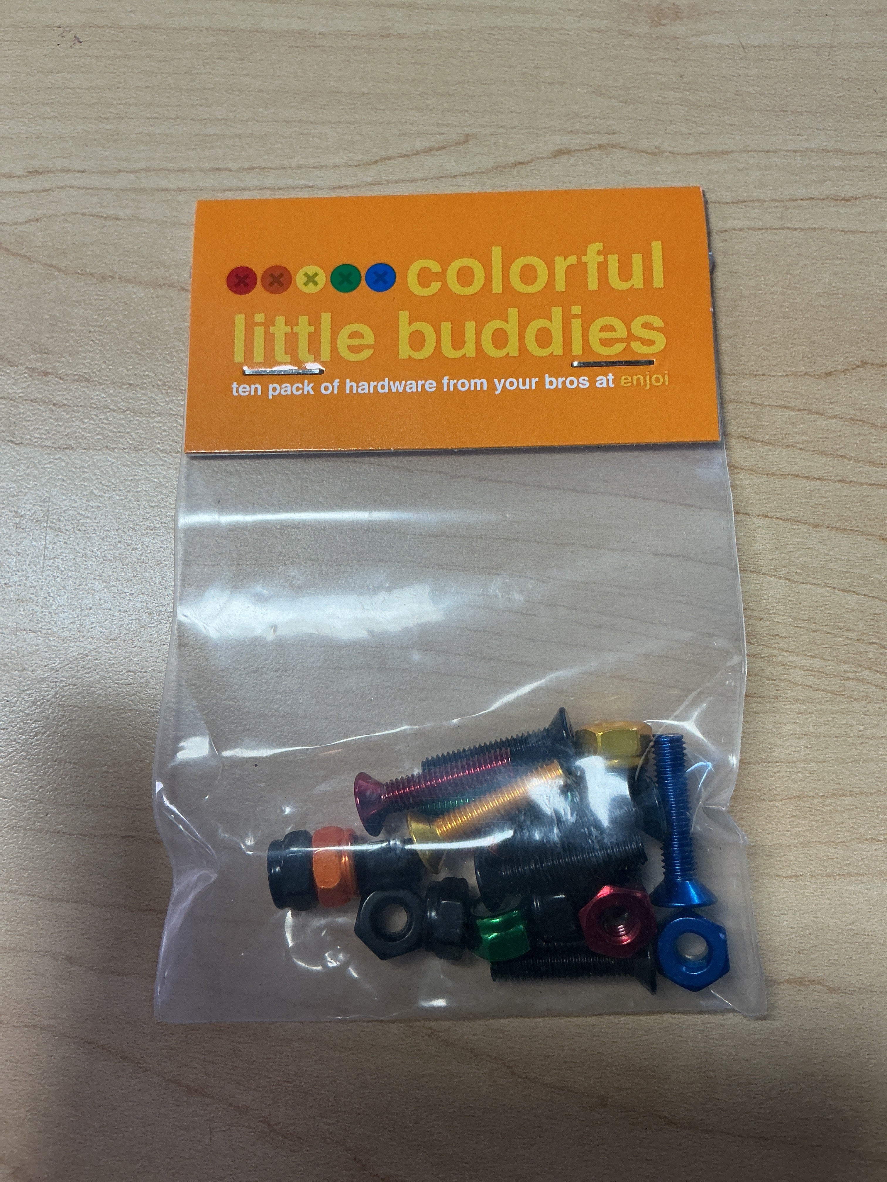 Enjoi Colorful Buddies Hardware 7/8”