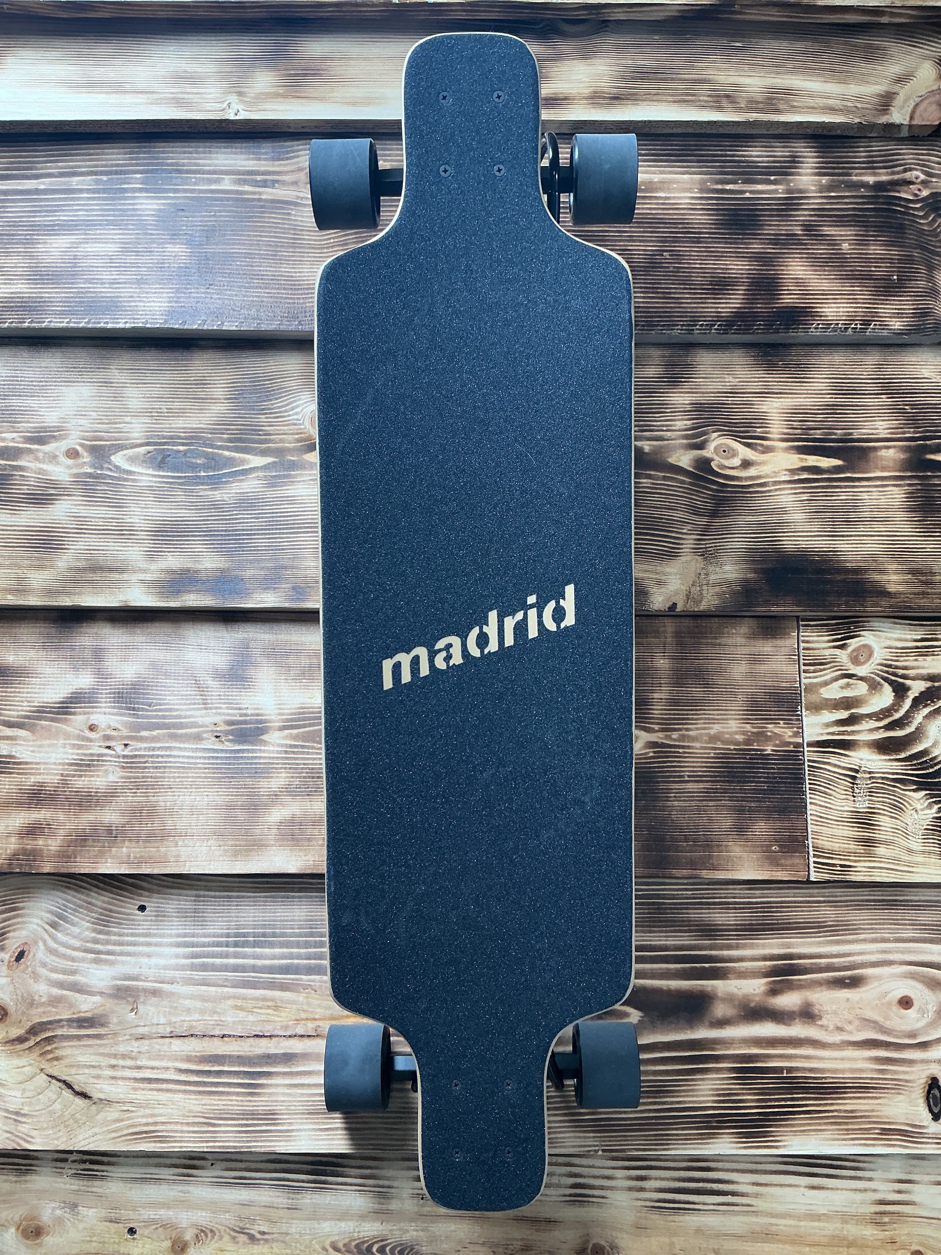 Madrid Blue Steel Top Mount Longboard