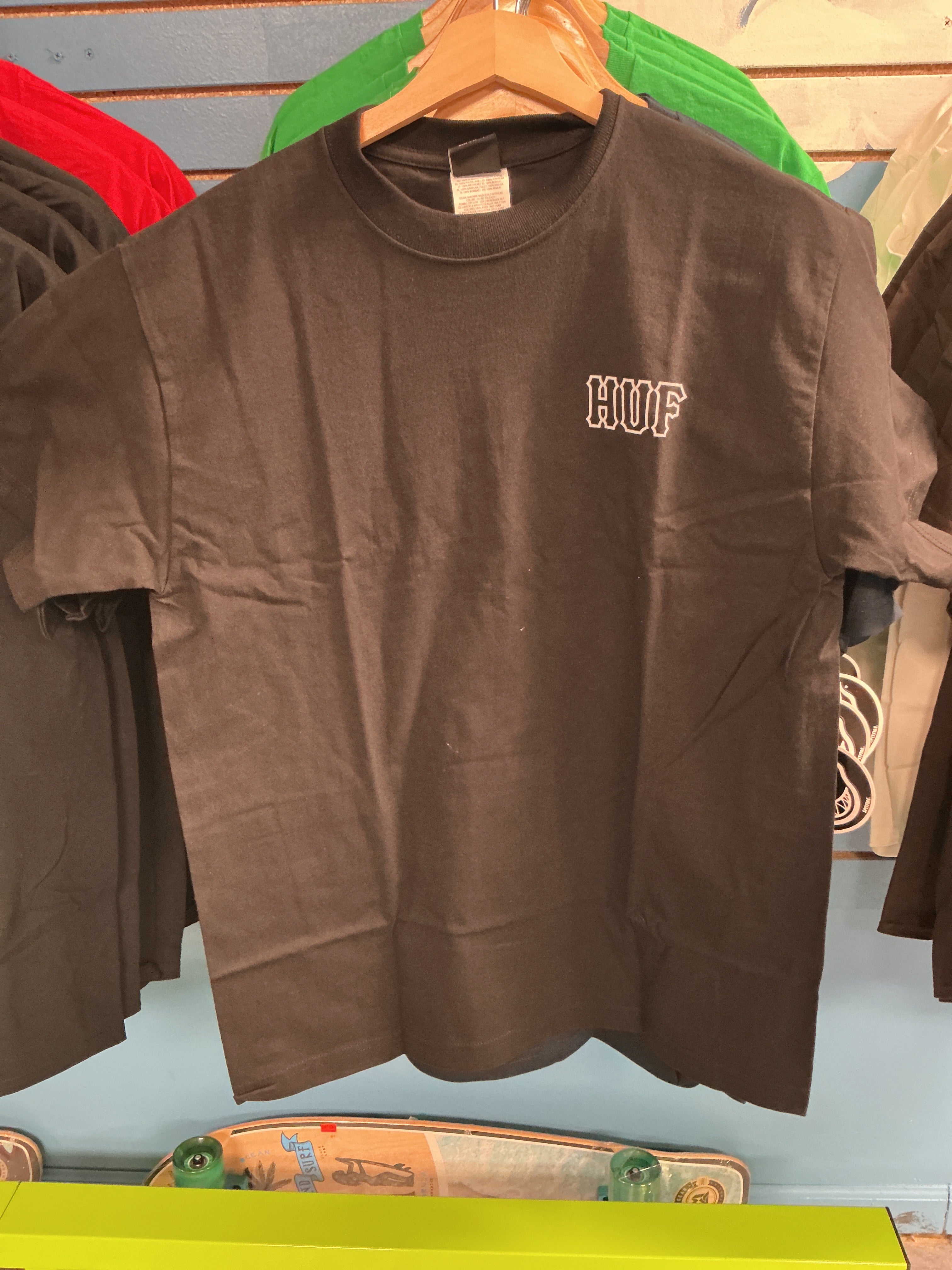 HUF Set H Black T-Shirt