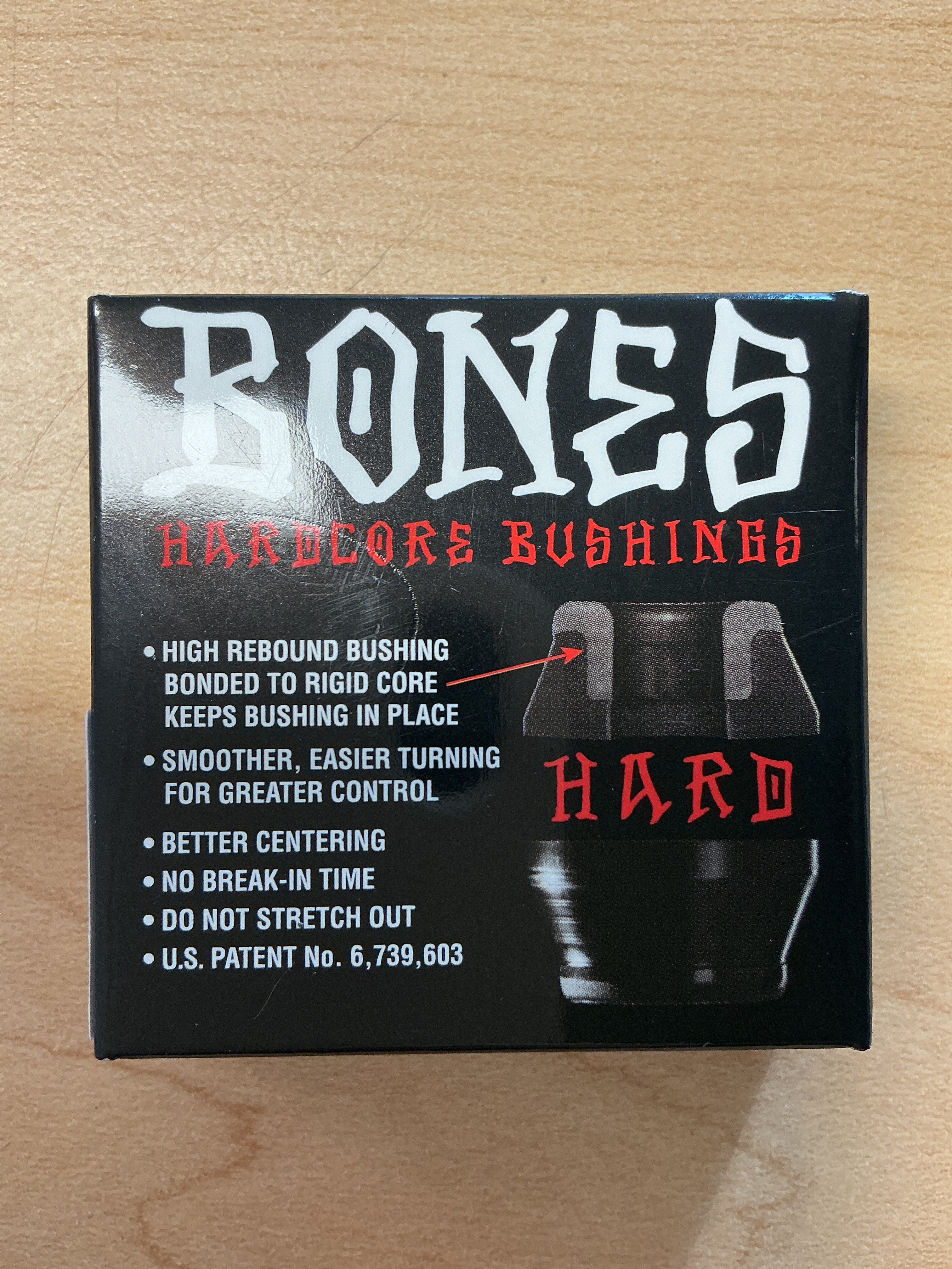 Bones Bushings Hardcore Black Hard