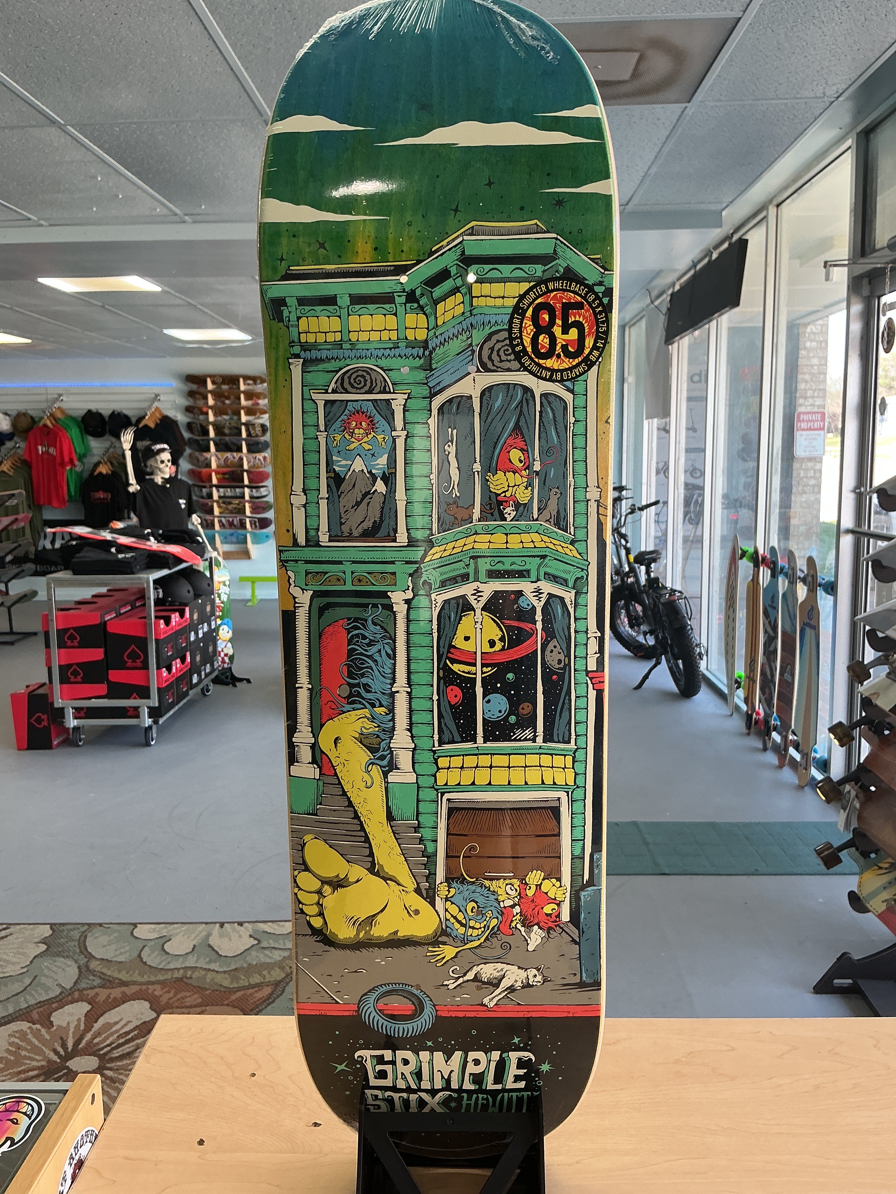 Antihero Grimple Stix Hewitt Victorian Deck 8.5”