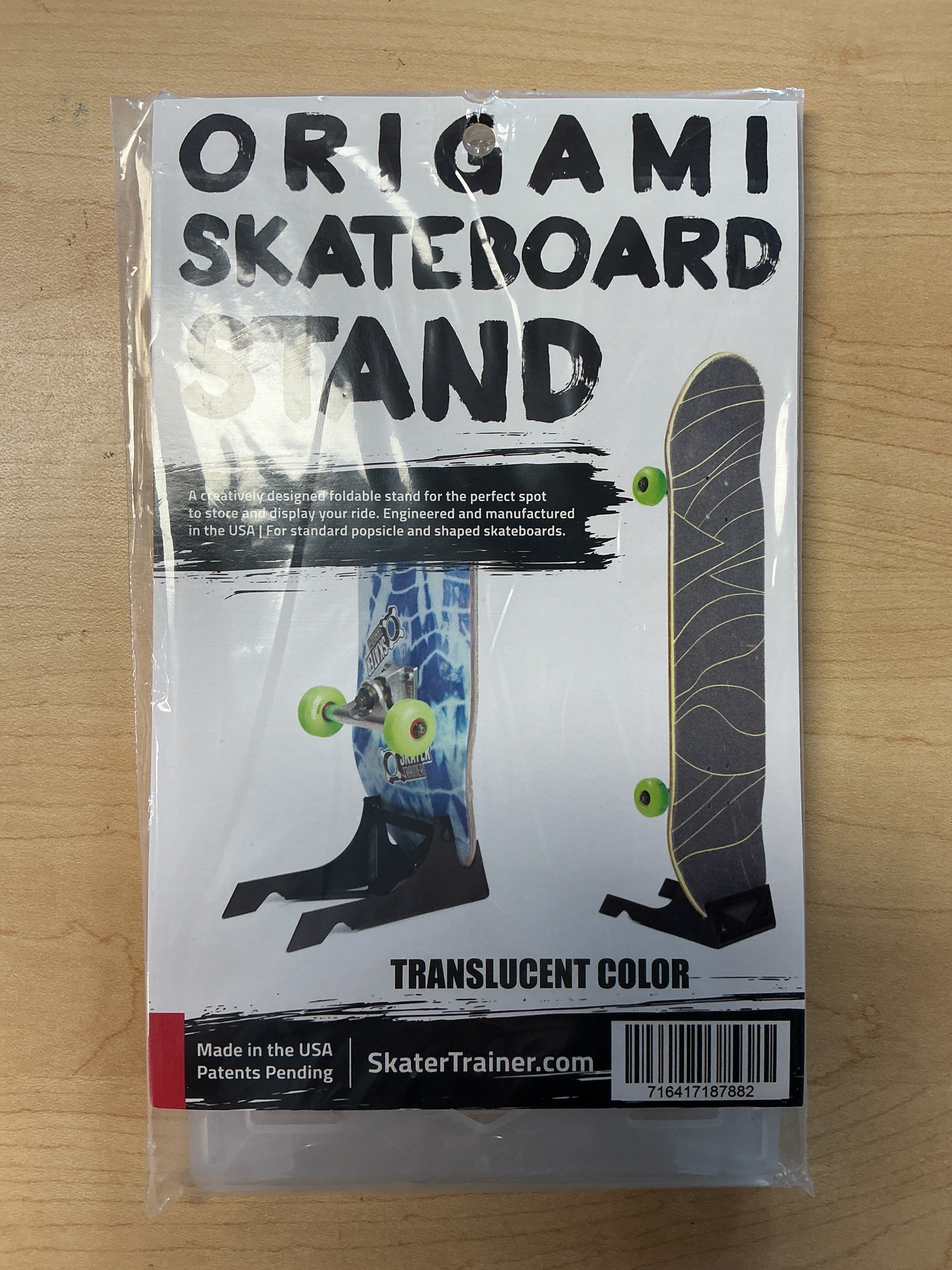 Skater Trainer Origami Skateboard Stand