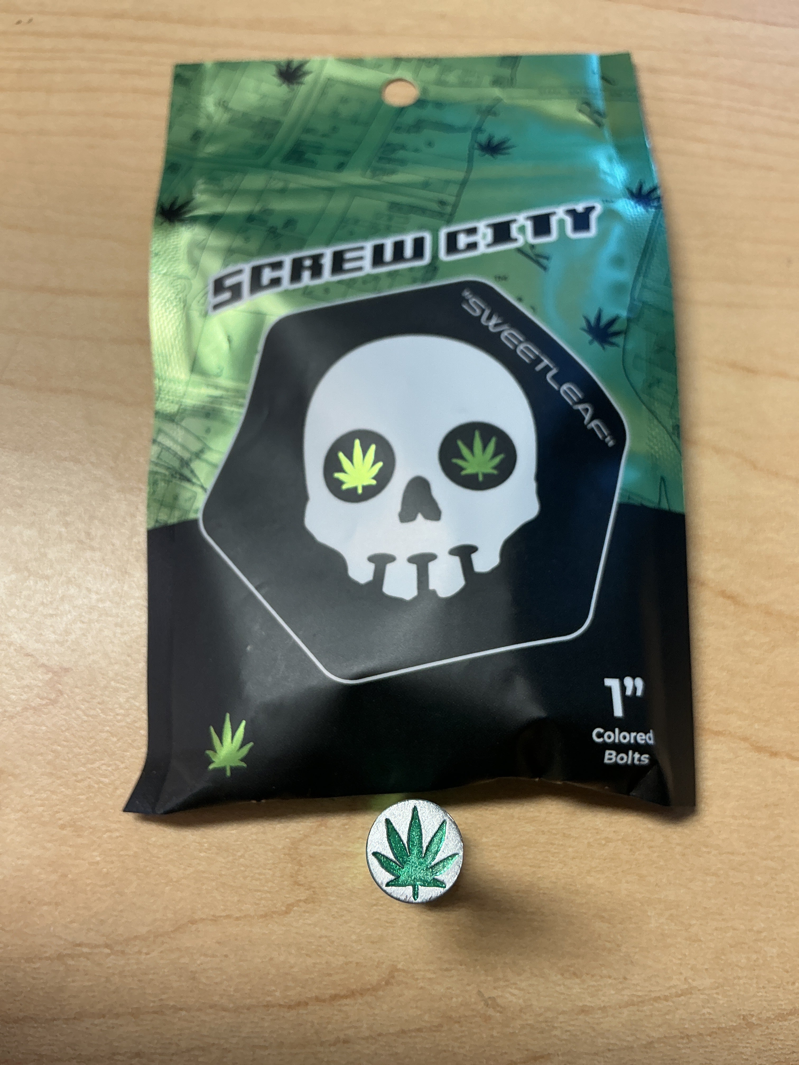 Screw City Hardware Sweet Leaf 1”