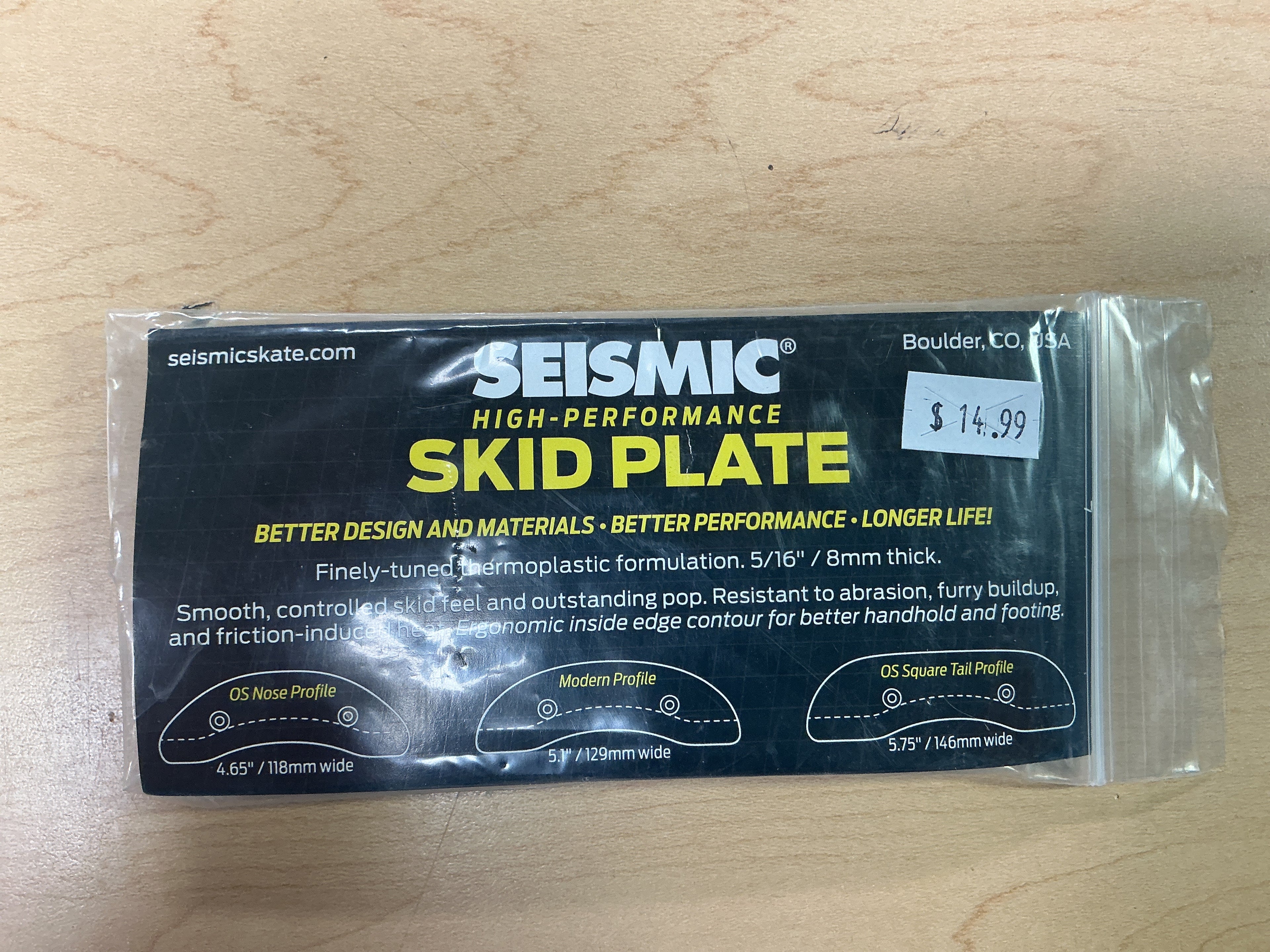 Seismic Skid Plate OS Nose