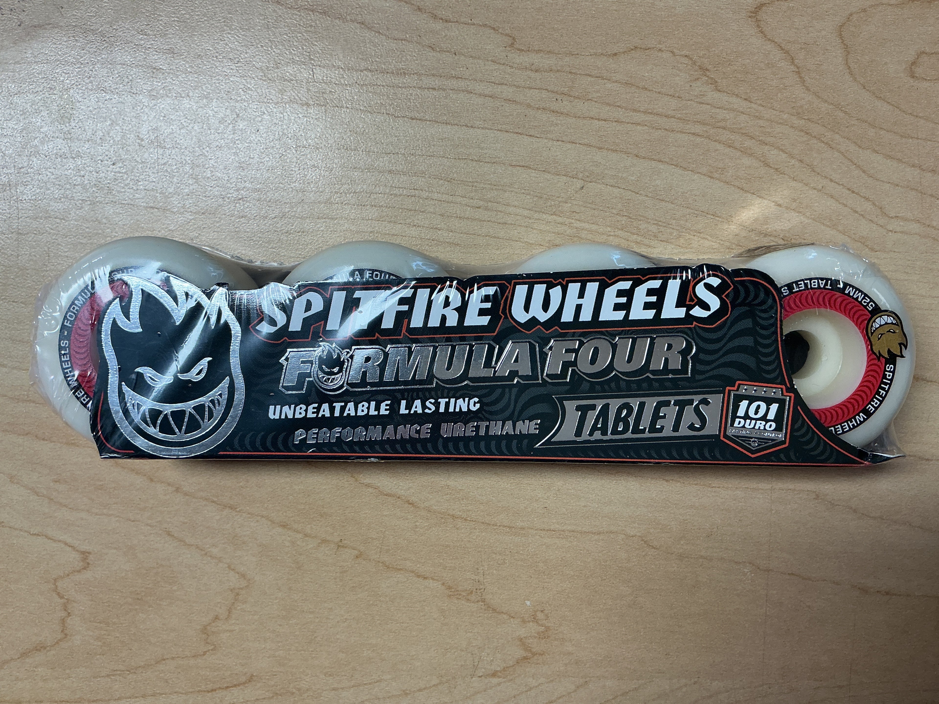 Spitfire Wheels F4 Tablets 52mm 101a