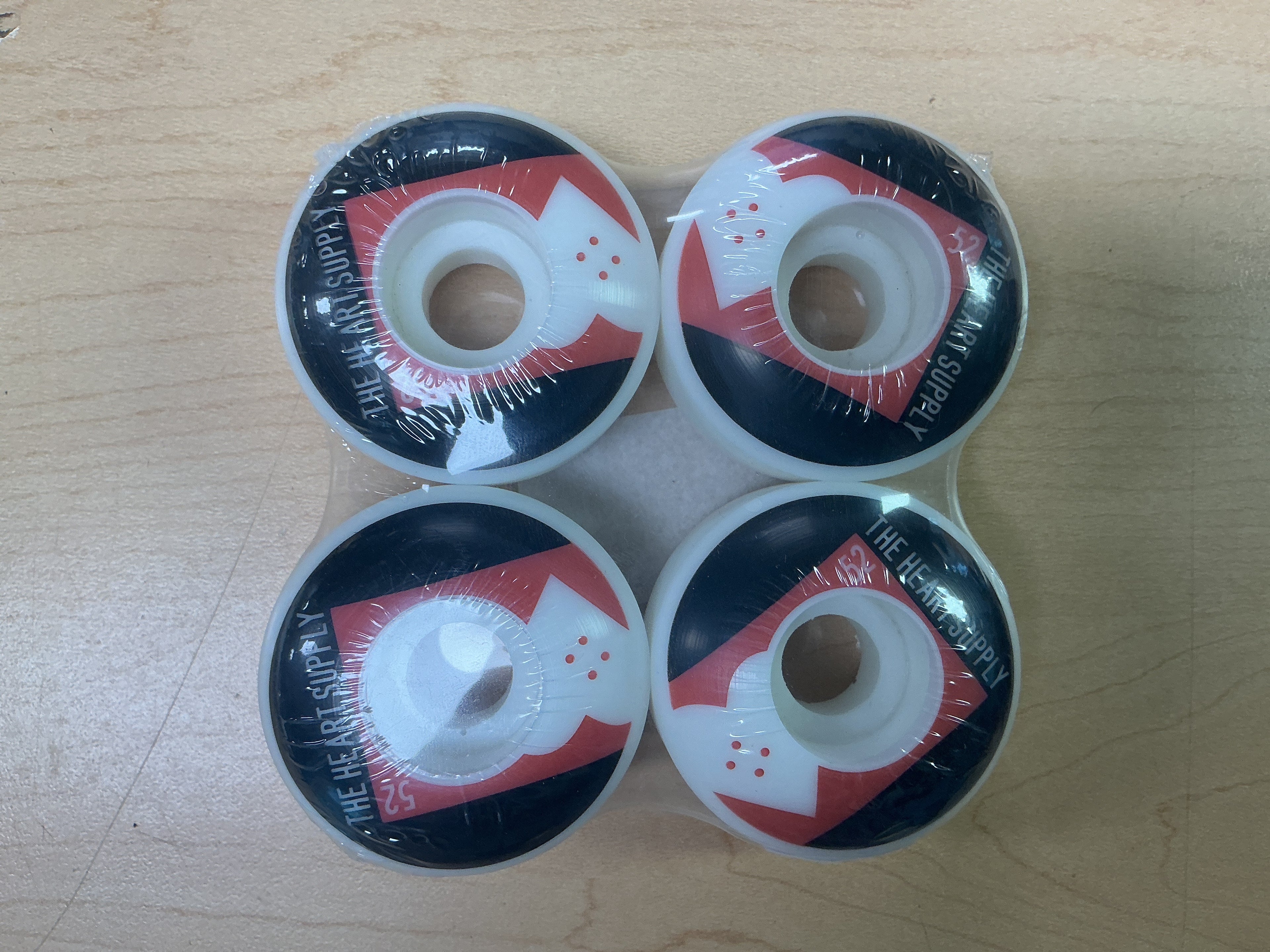 The Heart Supply Wheels 52mm 4pk