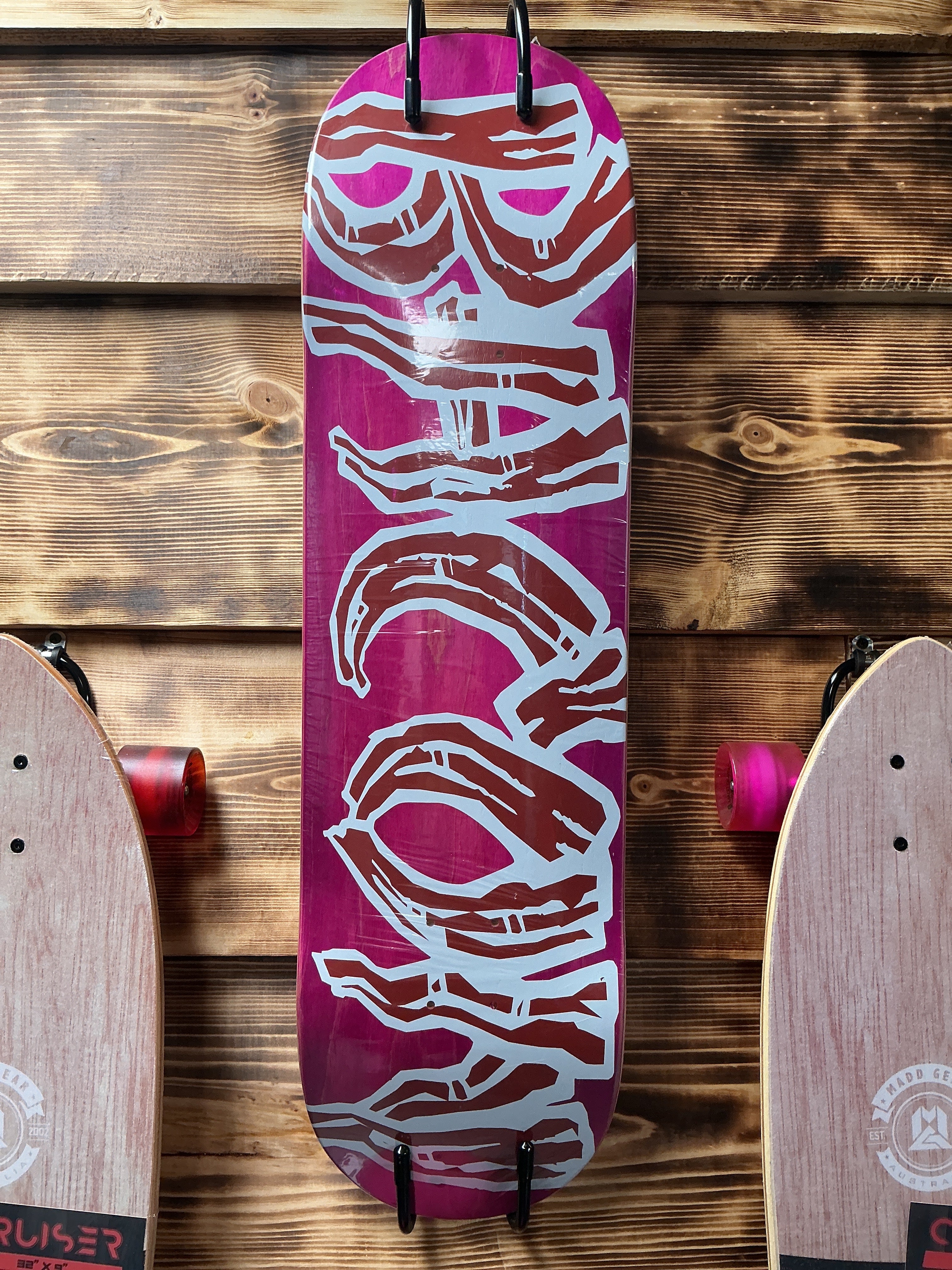 Bacon Team Logo Veneer Deck 8.5” Assorted Stains