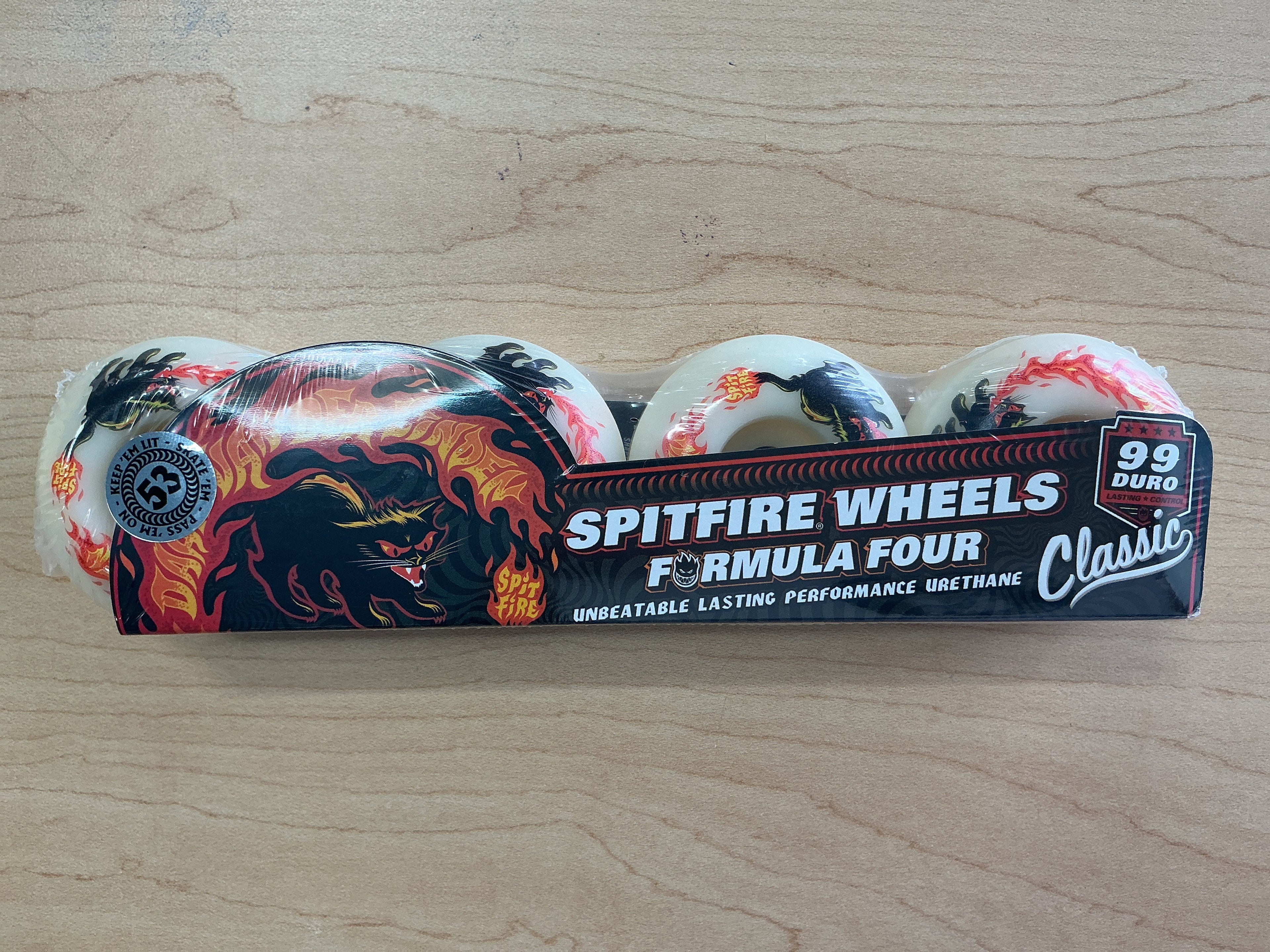 Spitfire Wheels F4 Dan Van Pyro Cat 53mm 99D