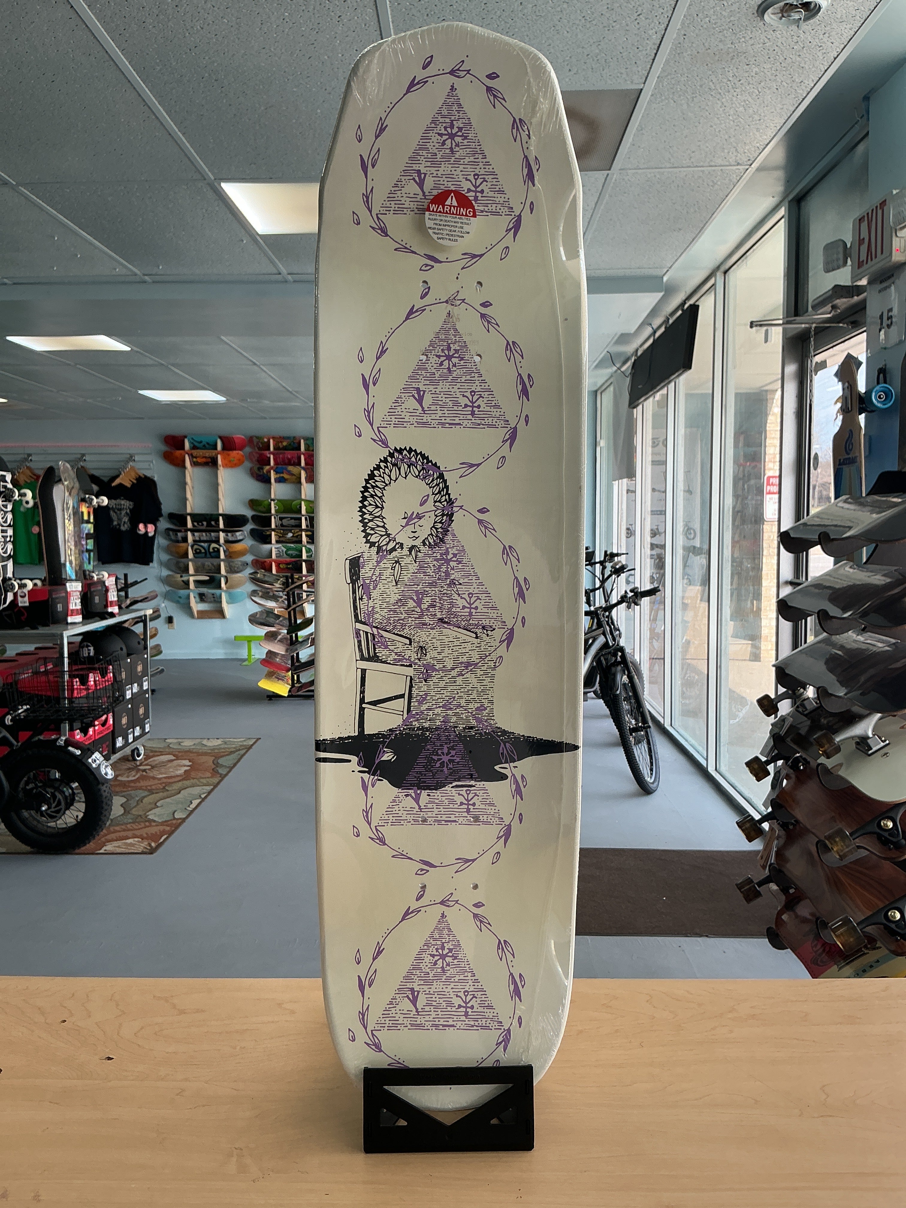 Welcome Nora Soil Wicked Princess Shaped Deck 8.13”