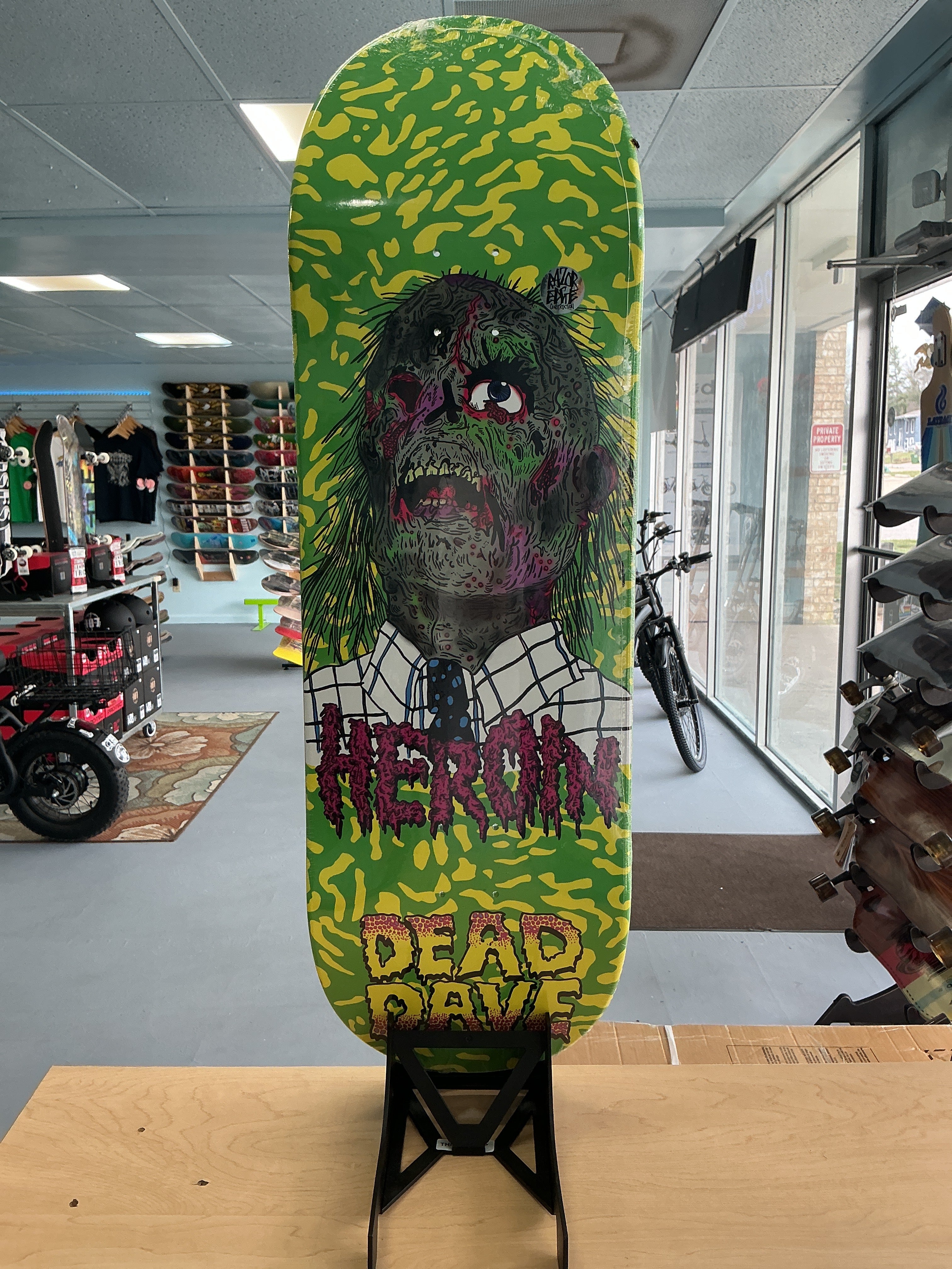 Heroin Dead Dave Dead Head Deck 10.25”