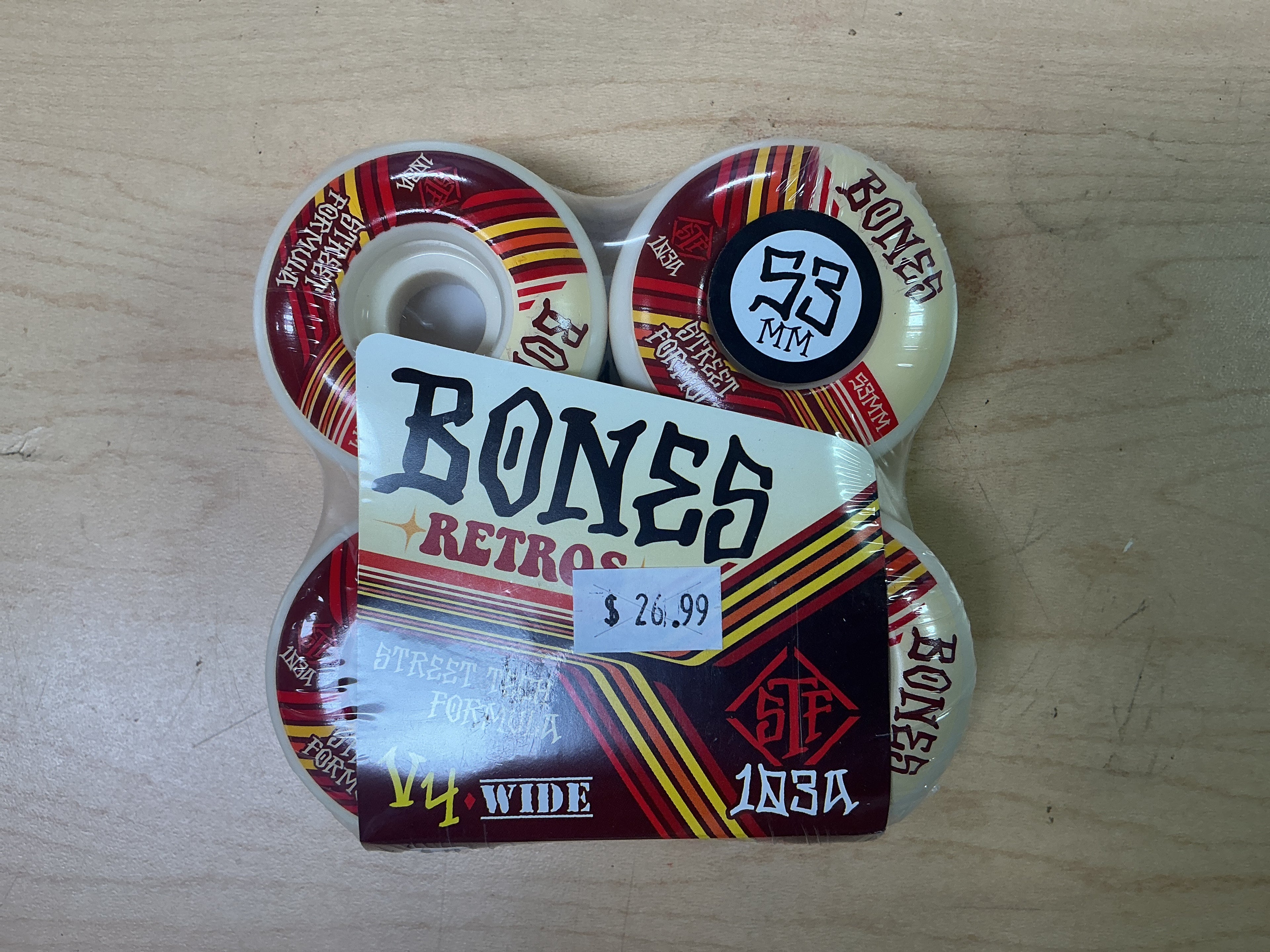 Bones Retros V4 53mm 103A 4pk