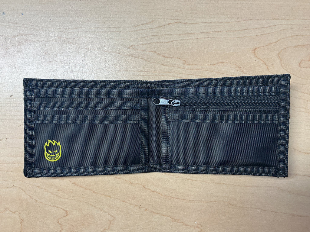 Spitfire Flames Script Bi-Fold Wallet