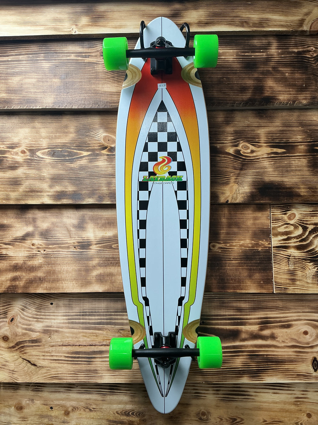 Layback Throwback Pintail Longboard