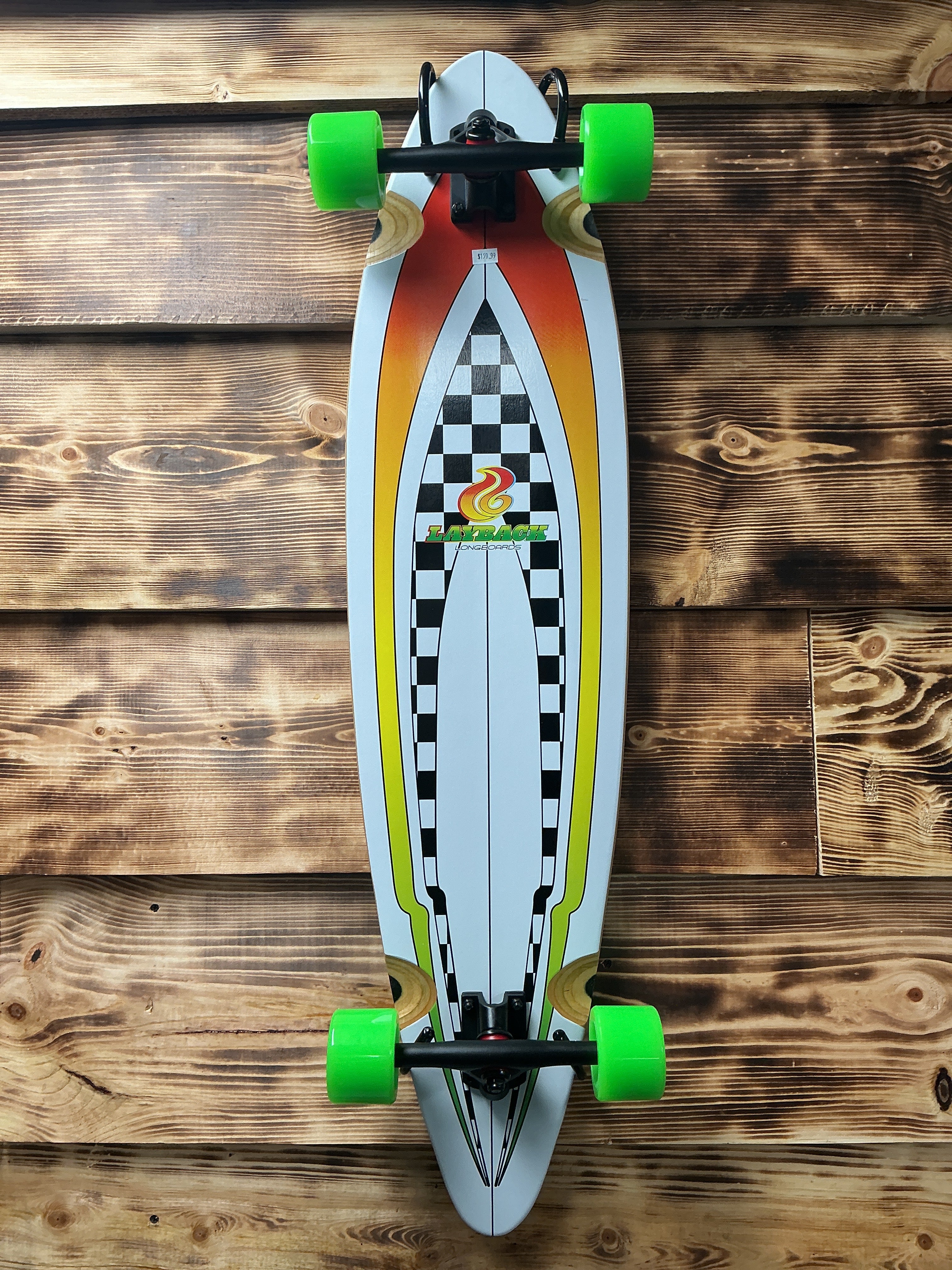 Layback Throwback Pintail Longboard