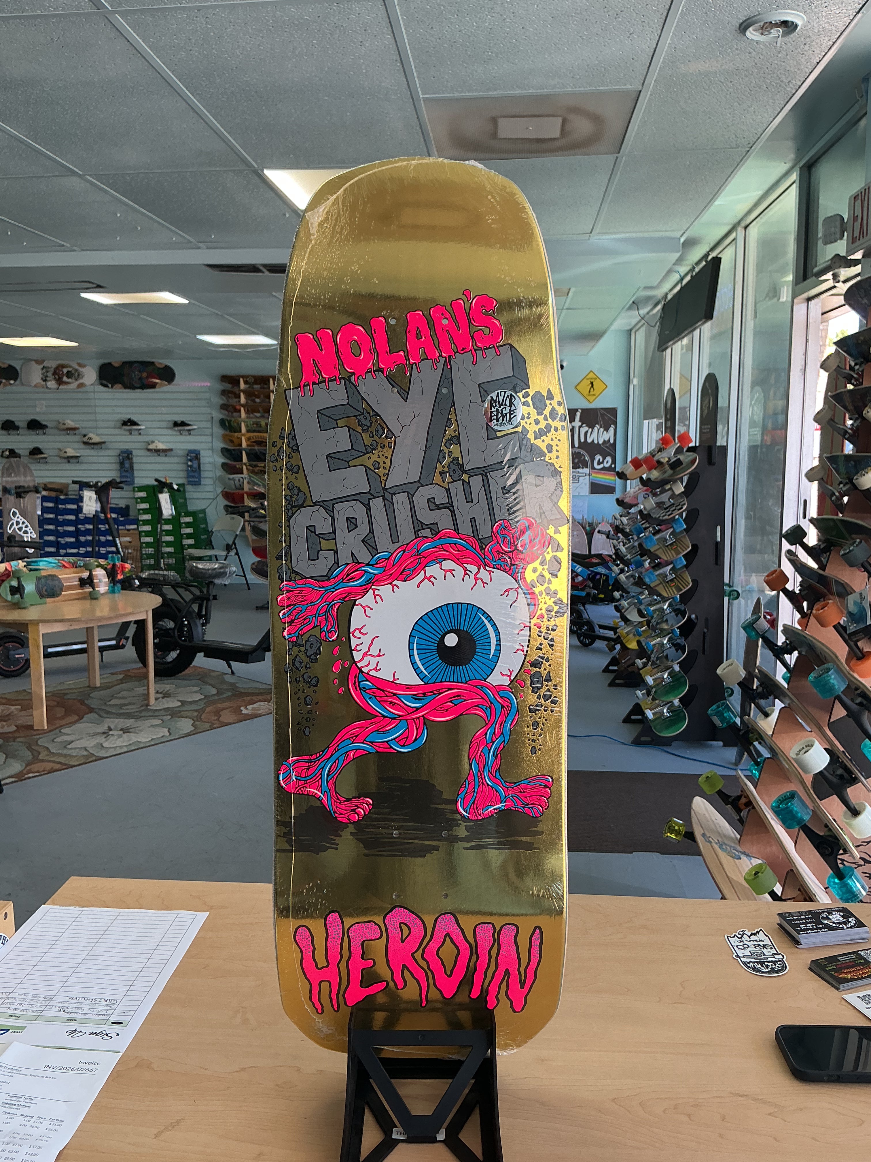 Heroin Nolan Houghton Eye Crusher Shaped 10.0”